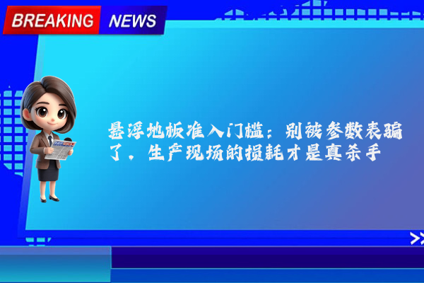 悬浮地板准入门槛：别被参数表骗了，生产现场的损耗才是真杀手